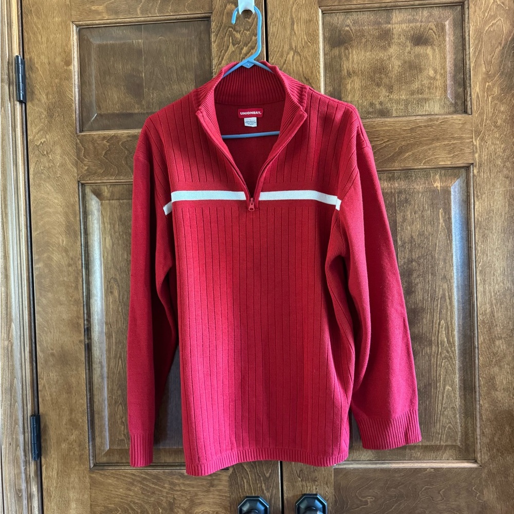 Union Bay 1/4 Zip Up Sweater - Men's Size Large
